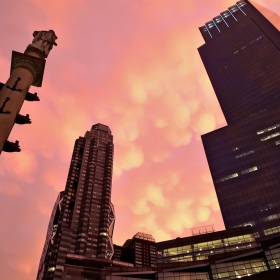 Columbus Circle, NYC, привечер