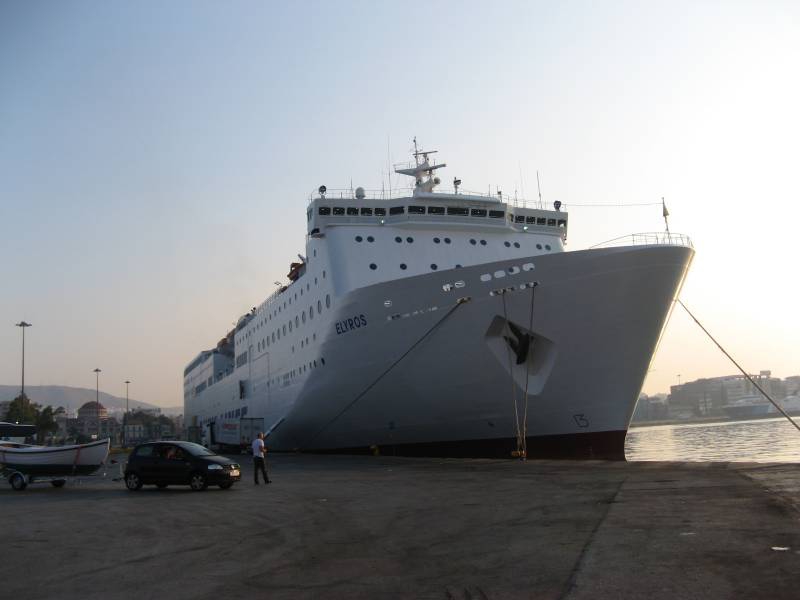 The ferry to Crete