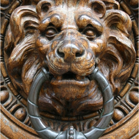 A door knocker