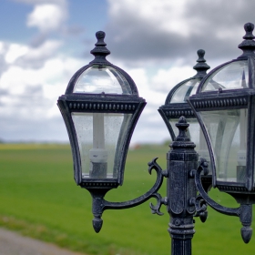 The field lamp...