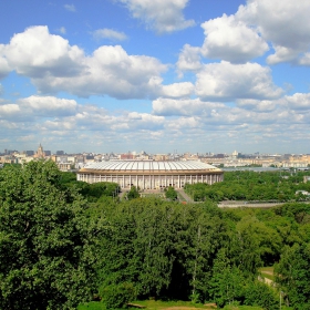 Московска панорама - стадион Лужники!