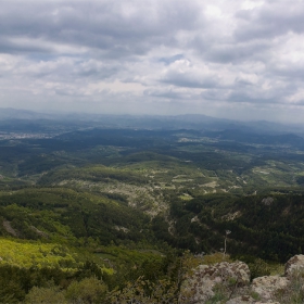 Панорама от крепостта Устра