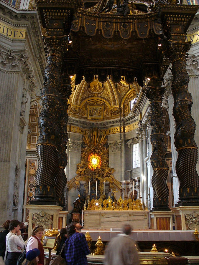 Pod baldahina na Bernini