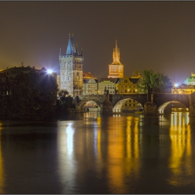 Prague by night