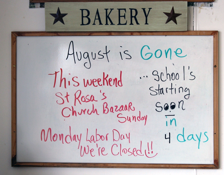 August is gone!...
