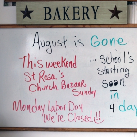 August is gone!...