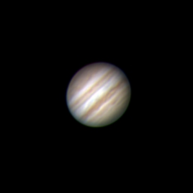 Юпитер (05.10.2009)- телескоп 300/1500mm.; монтировка- NEQ6 Pro; Philips SPC 900NC уебкамера
