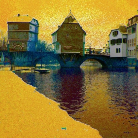 Бад Кройцнах - Bad Kreuznach ... a la Paul Gaugin