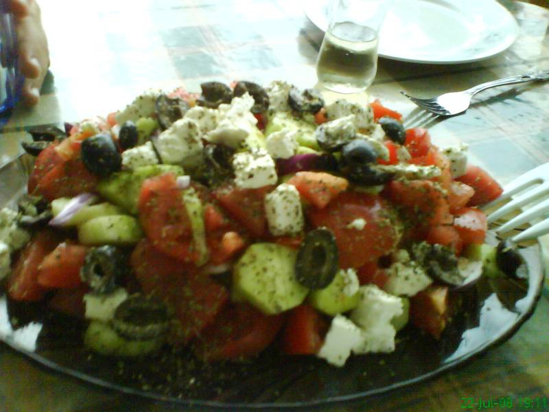на масата