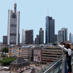 Frankfurt am Main, поглед от Zeil Galerie