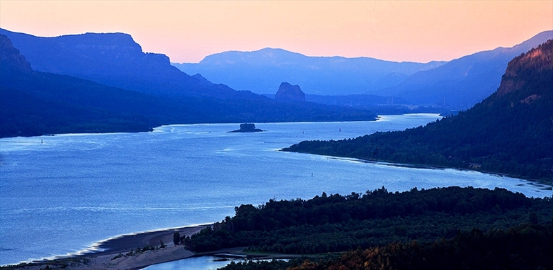 Colombia River,Oregon,USA