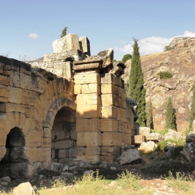 Римския град  Хиераполис в егейска Турция.