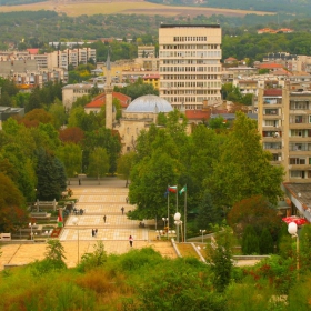 Разград - панорамен поглед към града