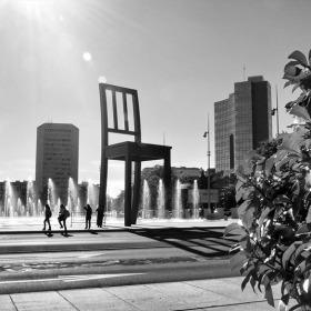 Broken Chair in Geneva