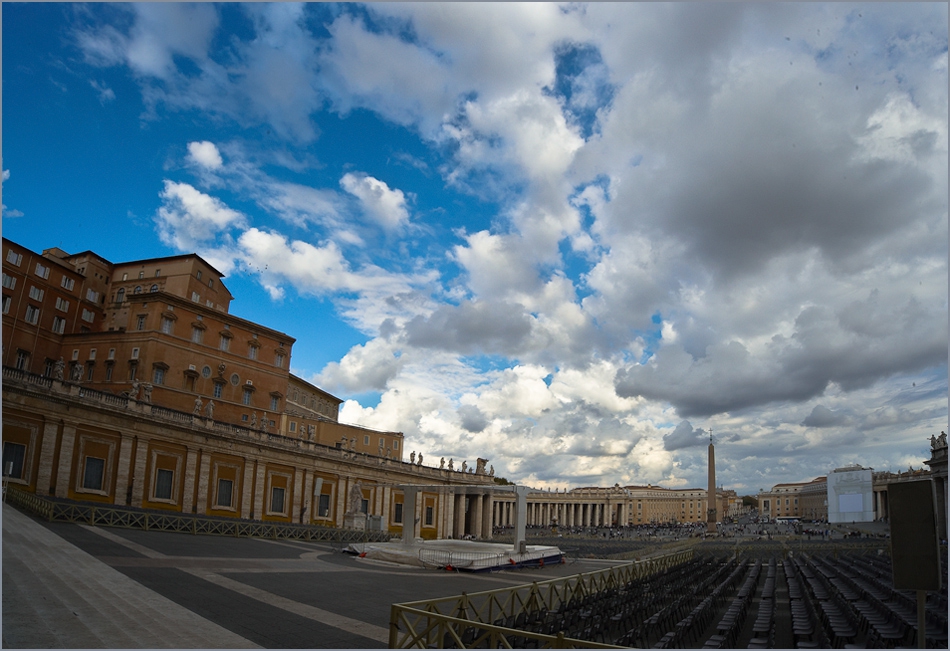 La piazza San Pietro