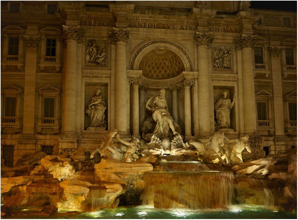 La fontana di Trevi
