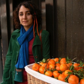 Portrait with oranges