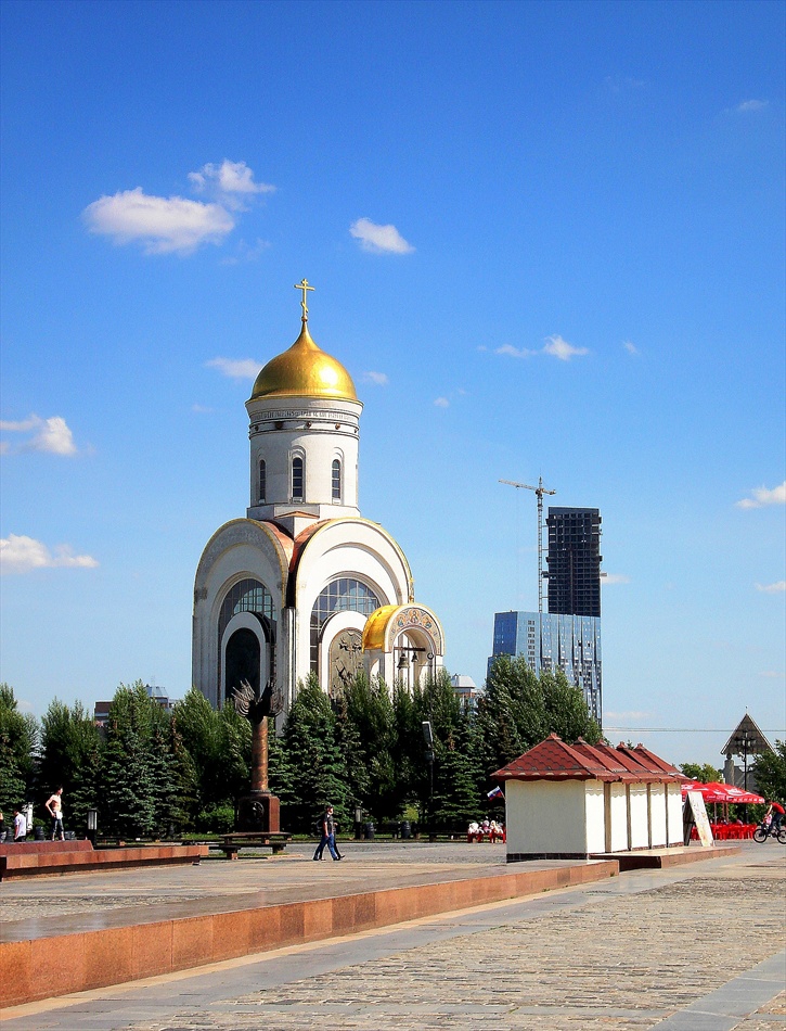 Поклонная гора  -  Храм Георгия Победоносца