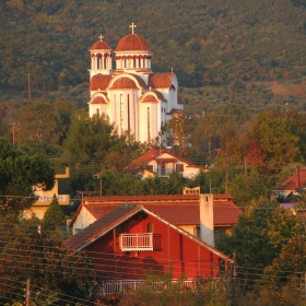 Църква в Платамонас, Гърция