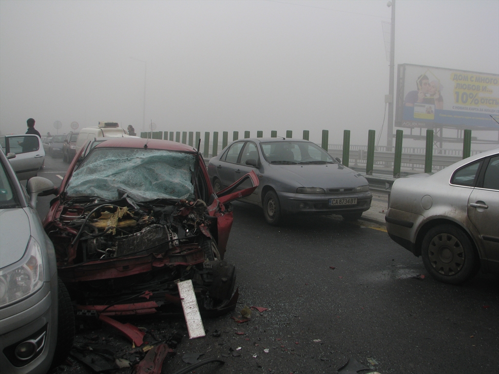  Голяма верижна катастрофа на бул. Брюксел , 22.12.2010г.