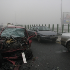 Голяма верижна катастрофа на бул. Брюксел , 22.12.2010г.