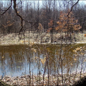 В горичката край село