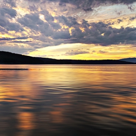 sunset pano