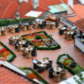 A Little Café on The Roof