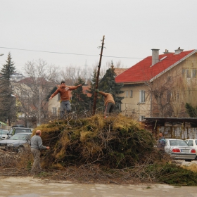 Правене на купен на площада(прошка)