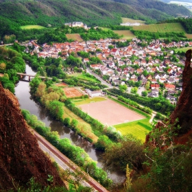 Rotenfels bei Bad Muenster am Stein / Червените скали  до Бад Мюнстер ам Щайн