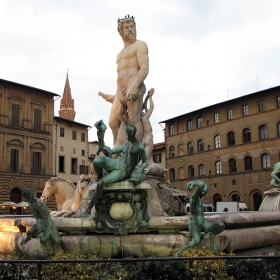 Firenze,Piazza della Signoria,Fontana del Nettuno