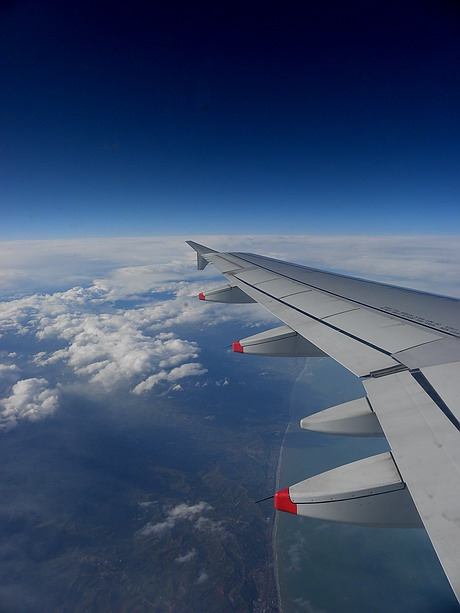In the sky