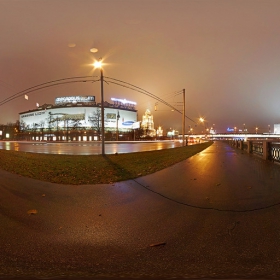 Moscow, Shevchenko Embankment (360°x180°)