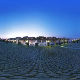 Moscow, Pushkin's Quay (360°x180°)