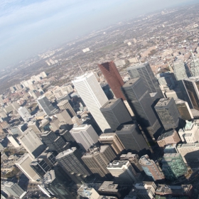 Toronto captured from the Tallest Tower on the planet