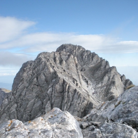 Mitikas - the highest peak in Olimp