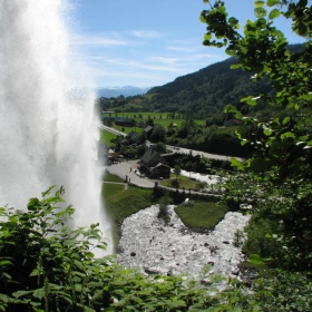 UNDER THE WATERFALL