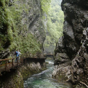 A CANYON IN SLOVENIA