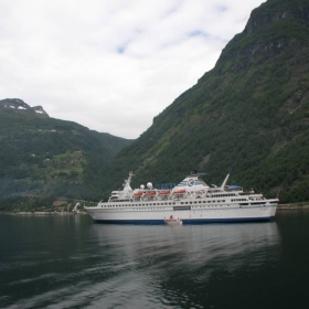 SHIP IN THE FIORD