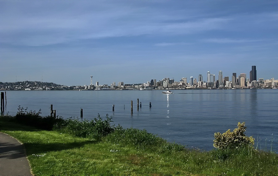 Seattle (поглед от Alki Beach)