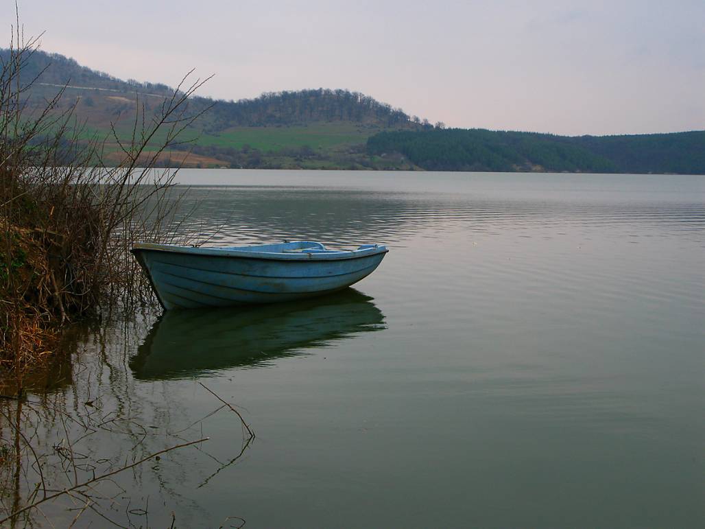 Лодка в реката