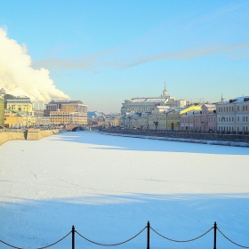 Красотата на зимна Москва.....