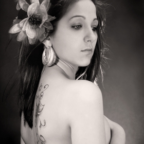 Girl with tattoo II