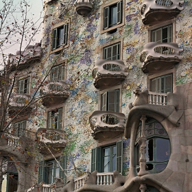 Гауди, къща Батло 1  -  Barcelona, Casa Batllo 1