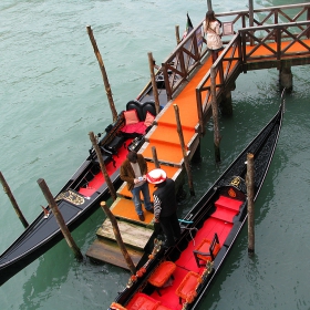 Water taxi in Venice