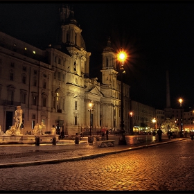 Нощем по Piazza Navona