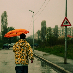 Orange Umbrella