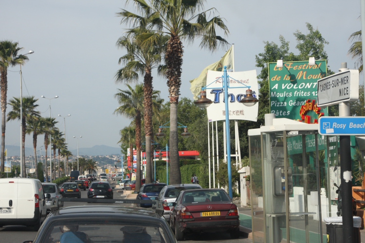 COTE D'AZUR -VILENEUVE LAUBET Попътни впечатления посока Canne sur Mare