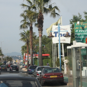 COTE D'AZUR -VILENEUVE LAUBET Попътни впечатления посока Canne sur Mare