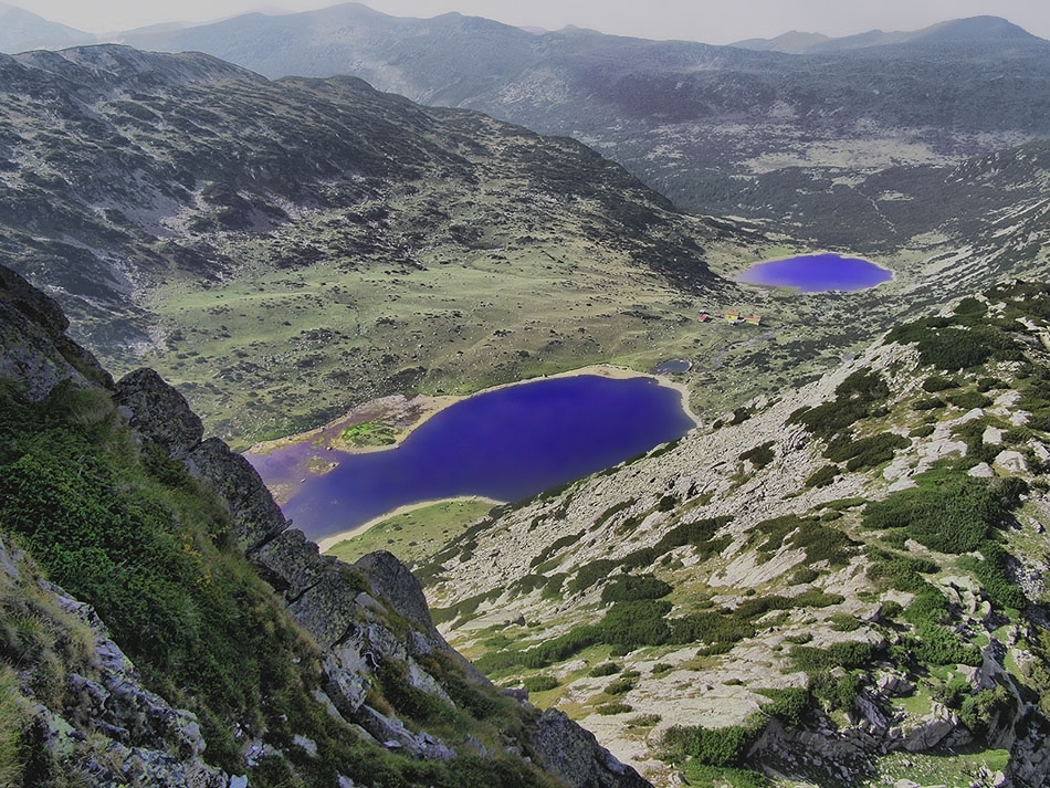 Рибни  езера, от високо